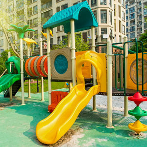 Dedicated play area and garden equipments for children at Tridentia Panache