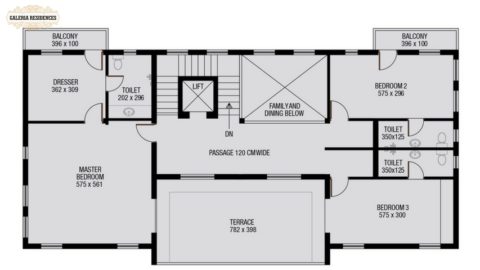 Villa1 First Floor Plan
