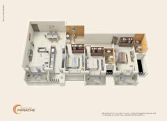 3 BHK – Type 2 – Area 169 Sq. Mts.