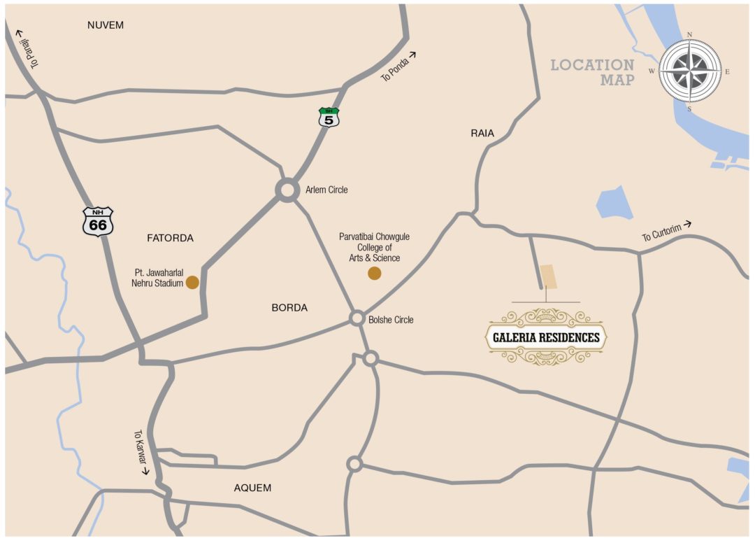 Tridentia Galeria Residences Location Map